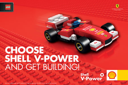 Mengintip Harga Shell V-Power LEGO